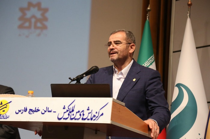 Dr. Sabbagh Alvani, President of Kish International Campus and Secretary of the 9th Paint and Coating Congress